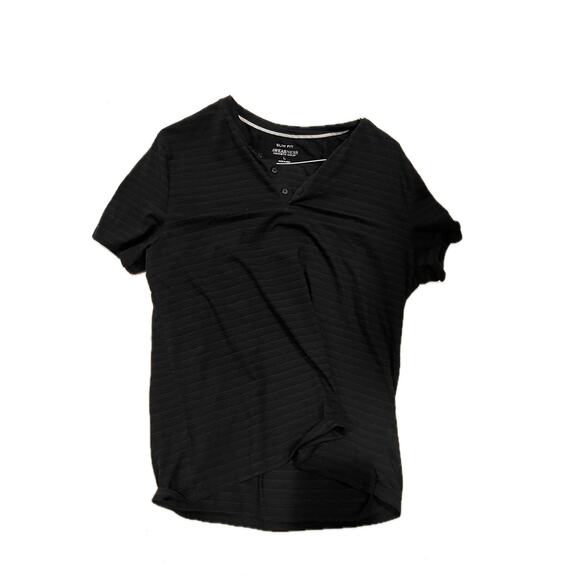 Kenneth Cole Awearness Slim Shrt Slve 1/4 Button Shrt Mens L - Picture 1 of 3